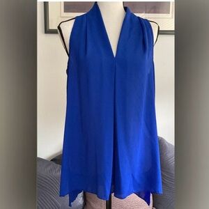 EUC Spense V-neck sleeveless flowy  blouse Cobalt Blue Size Medium